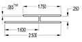 6 Millimeter (mm) H-Channel (SG1116)