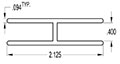 10 Millimeter (mm) H-Channel (SG1533)