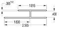 10 Millimeter (mm) H-Channel (SG1049)