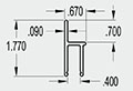 5 to 6 Millimeter (mm) Snap-on Tote Frame (SG1111A)