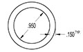 1.250 Inch (in) Outside Diameter (OD) and 0.950 Inch (In) Inside Diameter (ID) Tube (SG1291)