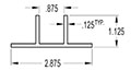 0.875 Inch (in) Foam Retainer (SG1431)