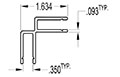 5 to 6 Millimeter (mm) Snap-on Corner (SG1973)