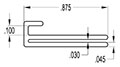 0.875 Inch (in) Lead Edge Strip (SG2305)