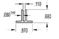 0.110 Inch (in) Divider (SG2128)