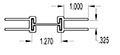 8 Millimeter (mm) Hinge (SG1073)