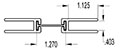 10 Millimeter (mm) Hinge (SG1046)