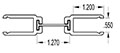 10 to 14 Millimeter (mm) Hinge (SG1418)