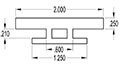 SG60-250 Dunnage Retainer (SG60-250)