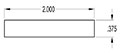 2.000 x 3.75 Inch (in) Pad (SG1564)