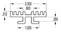 2.000 Inch (in) Dunnage (SG1707)