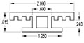 2.000 Inch (in) Dunnage (CMHE2005) (SG1385)