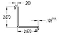 3.000 x 3.000 Inch (in) Angle Cover (SG2284)