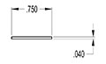 0.750 Inch (in) Flat Strip (SG2221)