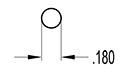 0.180 Inch (in) Diameter Rod (SG2112)