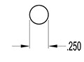 0.250 Inch (in) Diameter Rod (SG2430)