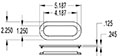 4 to 6 Millimeter (mm) Snap Together Hand Hold (SGN2PT-4)