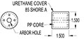 1.500 Inch (in) Outside Diameter (OD) Roller (SGN1922-390)